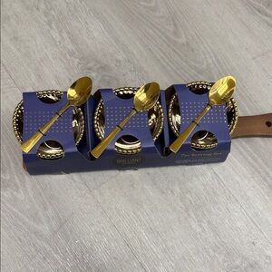 Rebrilliant Gold Serveware Set with Spoons